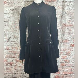 Y2K Betsey Johnson Velveteen Coat